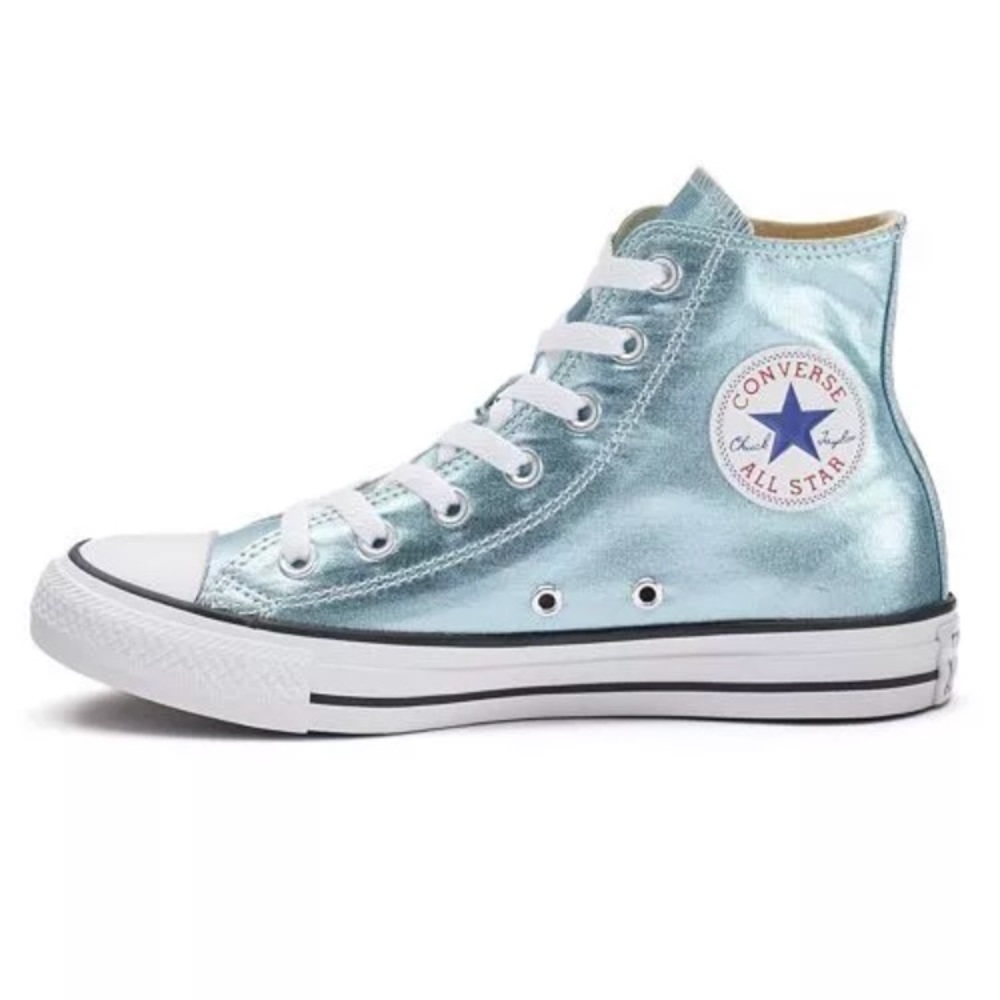 Unisex Men Women Converse Metallic High Top New - Picture 1 of 8